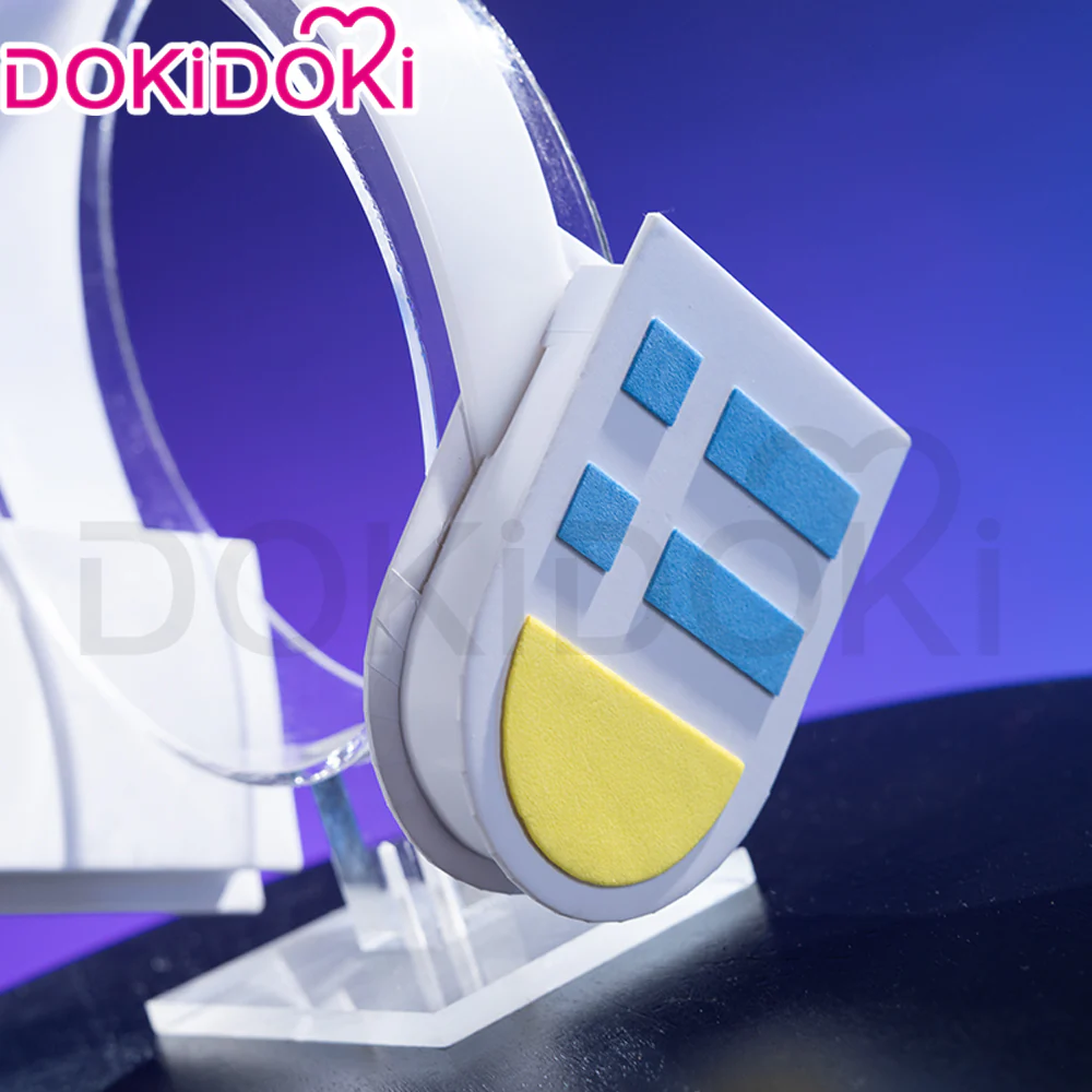 【In Stock】DokiDoki Cosplay Prop White Headphones Bow Headband - Image 8