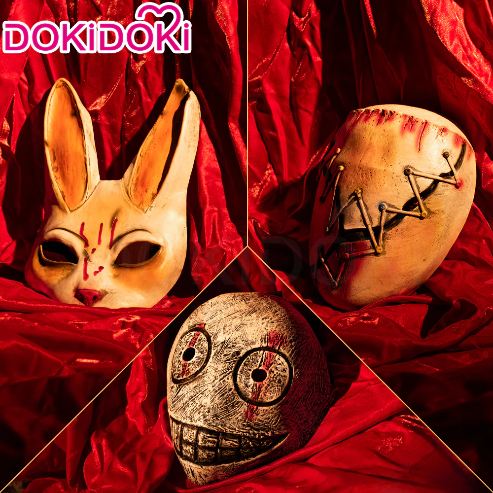 【In Stock】DokiDoki Cosplay The Killer Mask Scary Rabbit Mask Halloween Accessory