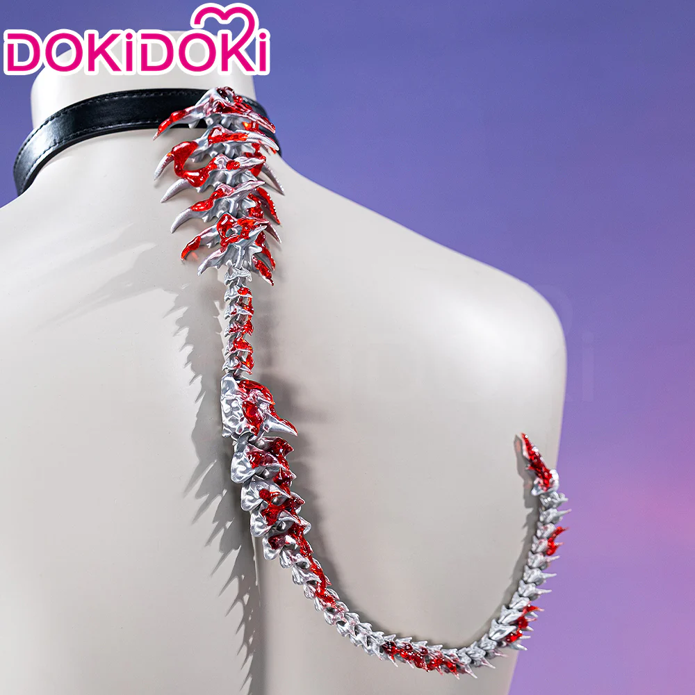 【In Stock】DokiDoki Game Anime Cosplay Prop Choker Gothic Necklace - Image 3