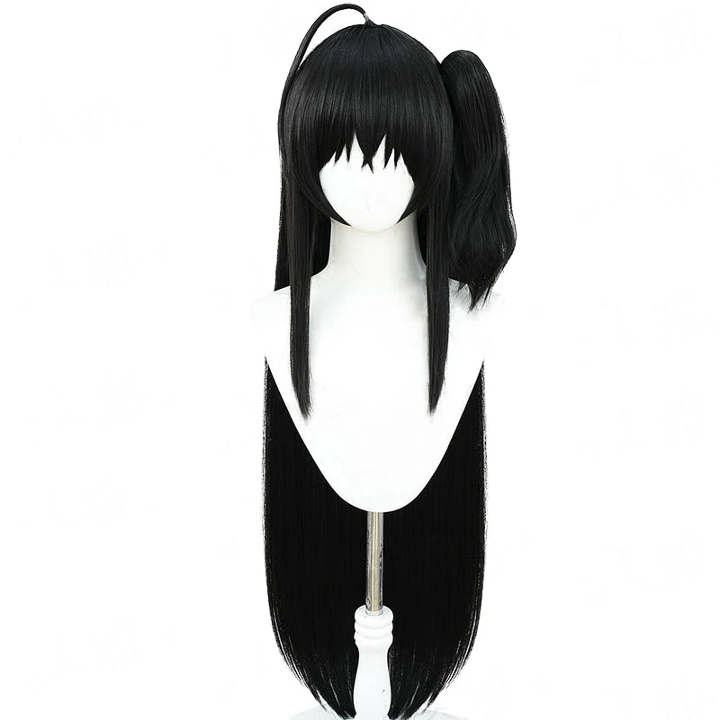 【In Stock】DokiDoki Game Azur Lane Cosplay Taihou Wig Long Black Wig - Image 2