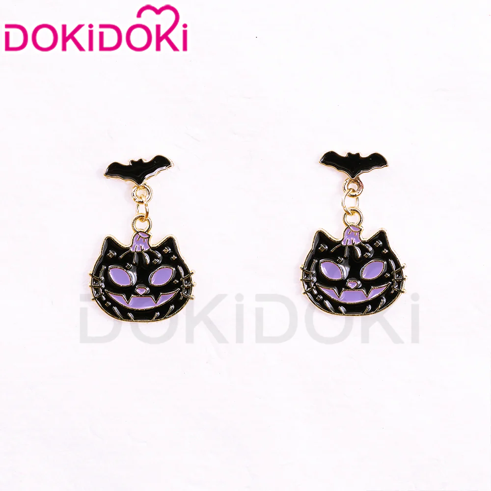 【Partial Ready For Ship】【In Stock】DokiDoki Halloween Spider / Skull / Ghost / Witch Hat / Bat / Cross / Cat Earrings - Image 6