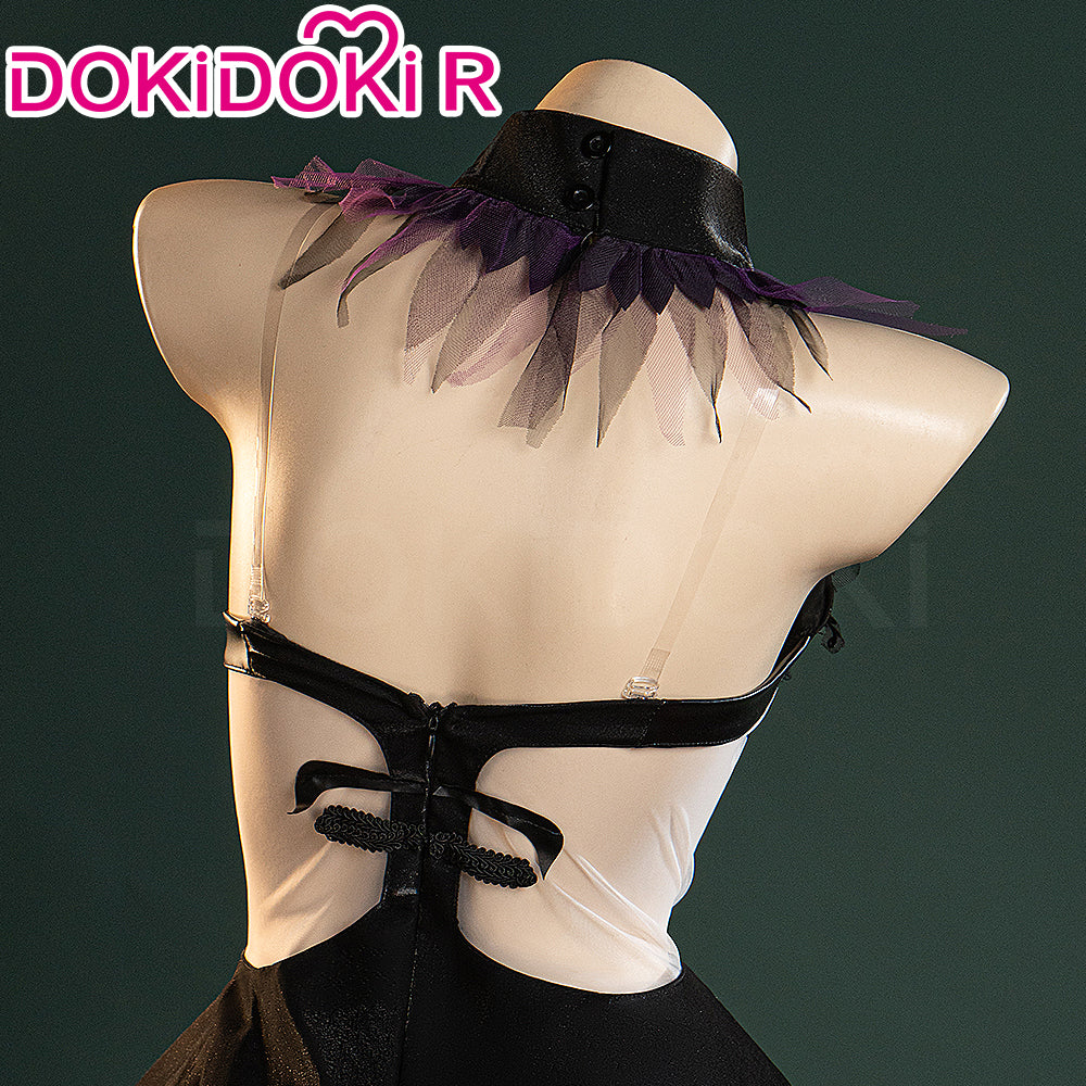 【In Stock】【Size S-2XL】DokiDoki-R Anime Cosplay Costume Demon Black Purple Dress - Image 3