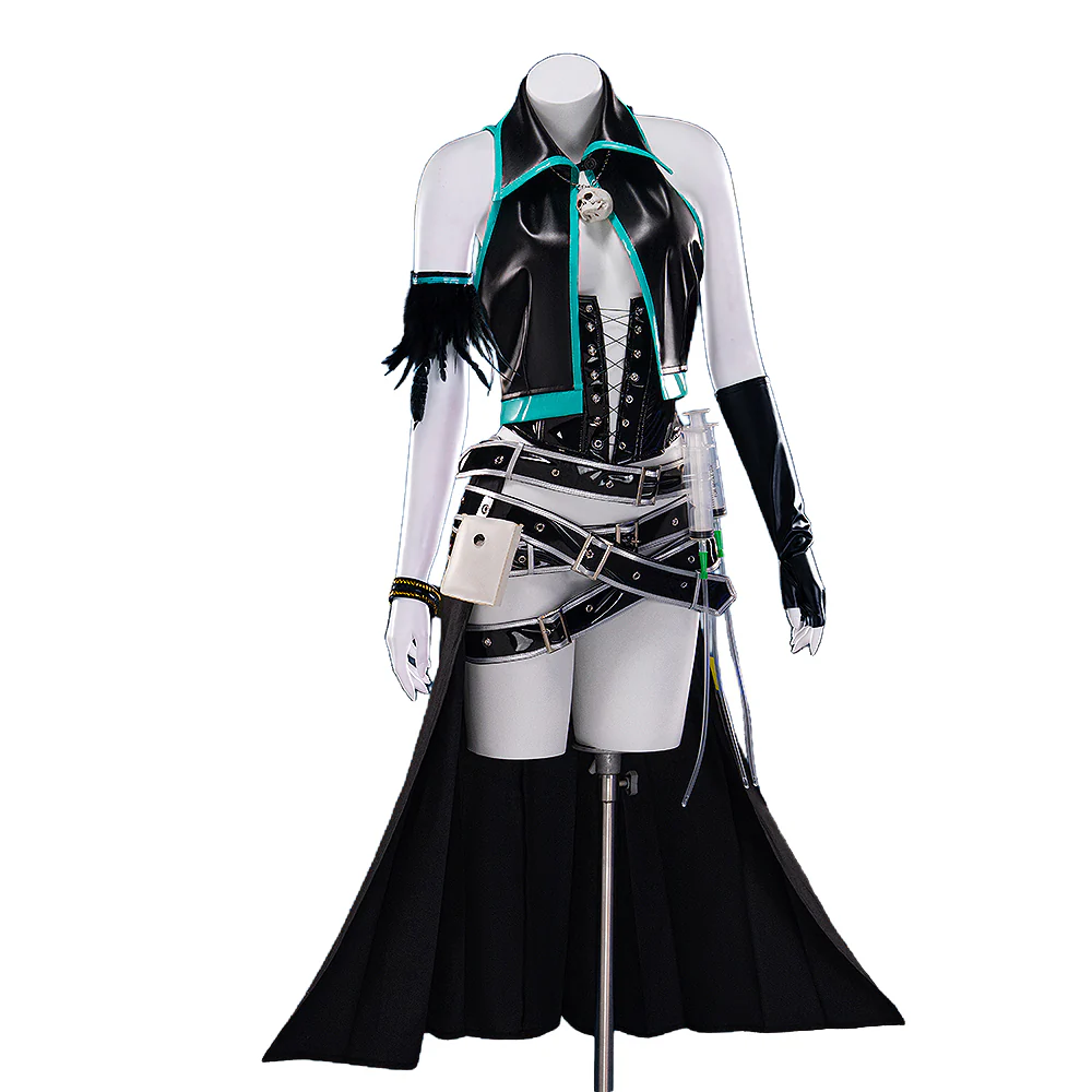 DokiDoki-R Cosplay Costume Black Tights Halloween - Image 5