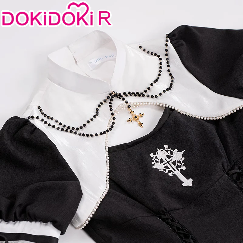 【Partial Size Ready For Ship】【In Stock】【HALLOWEEN  SELECTION 】DokiDoki-R  Nun Prayers Lolita Costume Halloween Black - Image 4