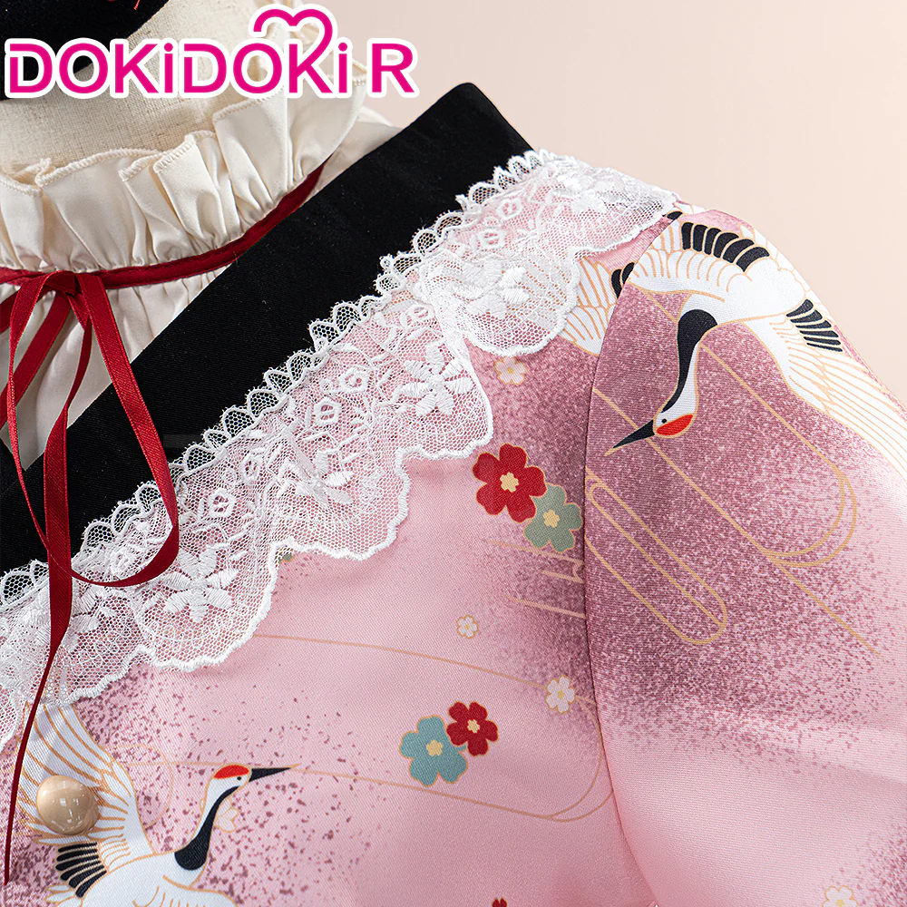 【Partially Ready For Ship】DokiDoki-R Prooject Sekaai Colorful Staage! Cosplay Akiyamaa Mizukii Lolita Cosplay Costume New Year Card - Image 4