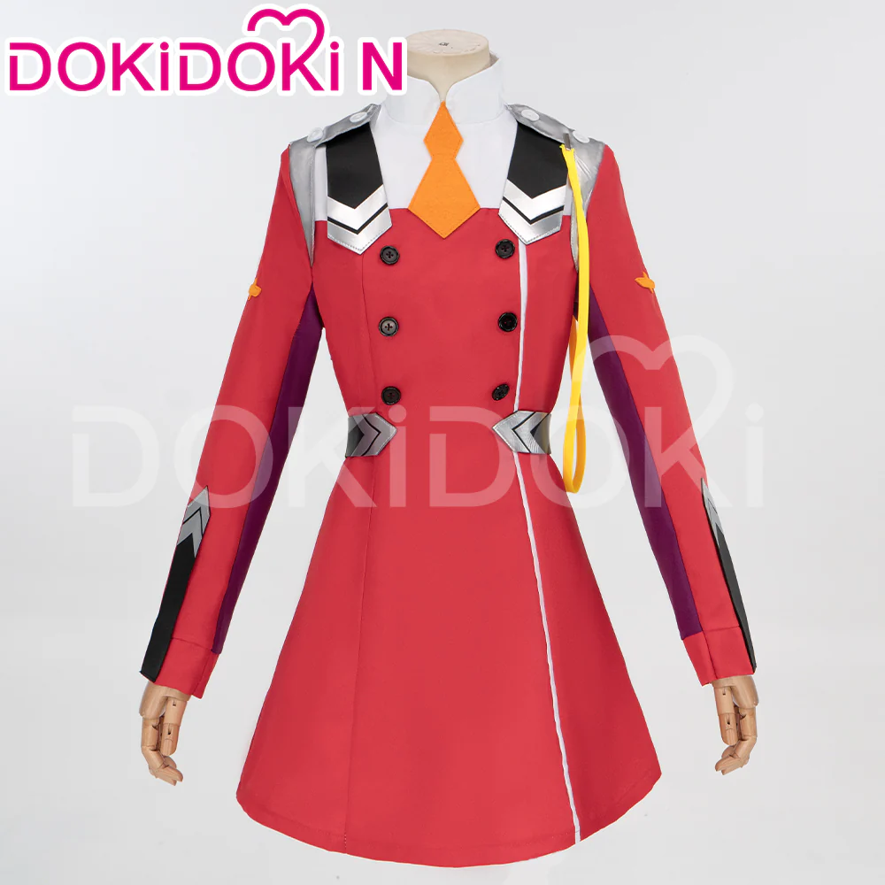 【In Stock】【Size S-2XL】DokiDoki-N Anime Code 002 Cosplay Costume Red Uniform