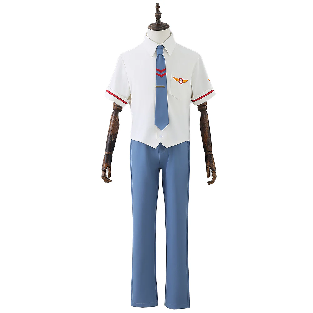 【In Stock】【Size XS-2XL】DokiDoki-R Anime Cardcaptor Sakura Cosplay Sakura Avalon / Syaoran Li Summer School Uniform Costume - Image 13