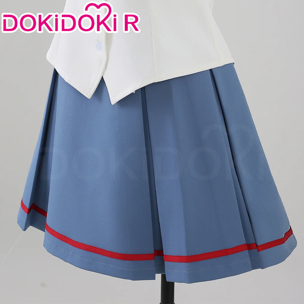 【In Stock】【Size XS-2XL】DokiDoki-R Anime Cardcaptor Sakura Cosplay Sakura Avalon / Syaoran Li Summer School Uniform Costume - Image 6