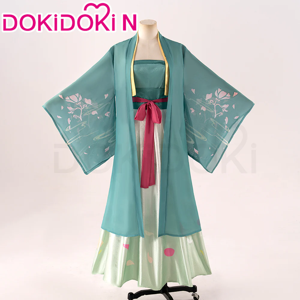 【In Stock】【Size S-2XL】DokiDoki-R Anime The Apothecary Diaries Cosplay Maomao Costume Mao Mao Greeen Dress Season 2 HanFu Style