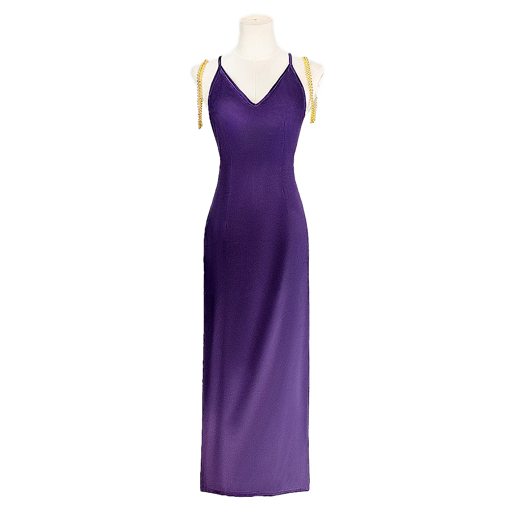 【In Stock】【Size S-3XL】DokiDoki-N Anime Cosplay Purple dress - Image 5