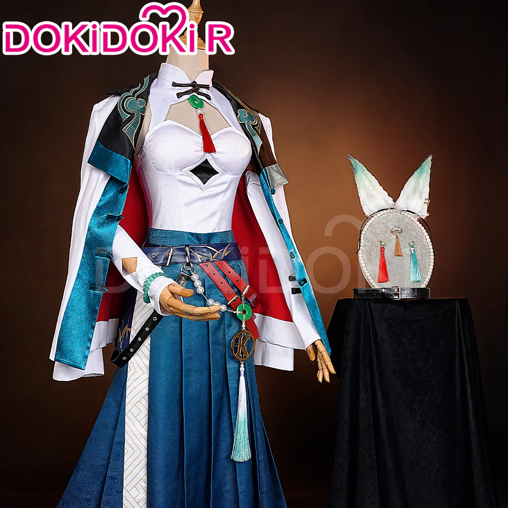 【Partially Ready For Ship】【Size S-3XL】DokiDoki-R Game Honkai: Star Rail × KFC Cosplay Feixiao Costume Fei Xiao - Image 9