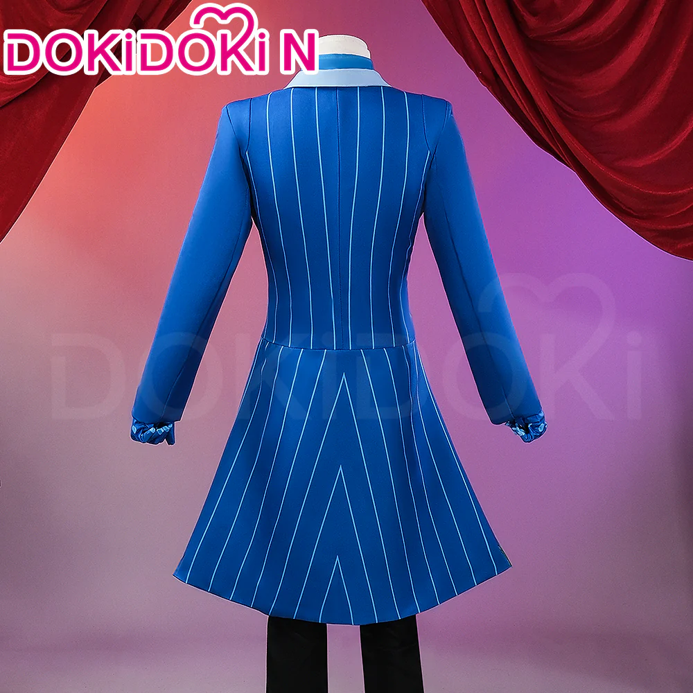 【Ready For Ship】【Last Batch】【Size S-4XL】DokiDoki-N Anime Hell Hotel Cosplay Blue Suit Costume - Image 2