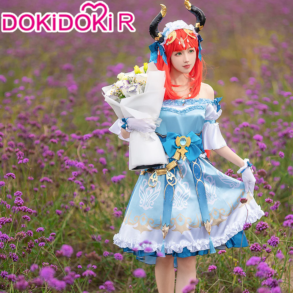 【Partially Ready For Ship】【Size S-2XL】DokiDoki-R Game Genshin Impact × GiGO Cosplay Nilou Costume / Shoes Sumeru - Image 2