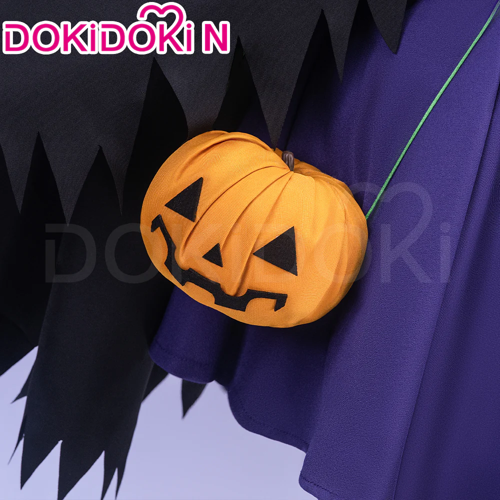 【In Stock】【Size XS-3XL】DokiDoki-N Anime Costume Black Purple Halloween Cute With Hat - Image 4