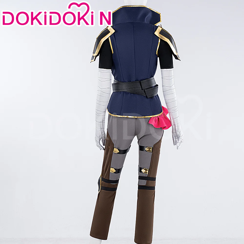 【Ready For Ship】【Last Batch】【Size XS-3XL】DokiDoki-N Game Cosplay Cosplay Costume Bule White - Image 3