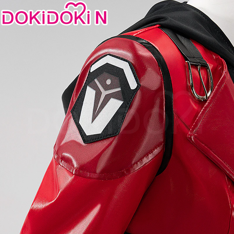 【IN STOCK】【Size XS-3XL】DokiDoki-N Anime Cosplay Costume Red Jacket - Image 4