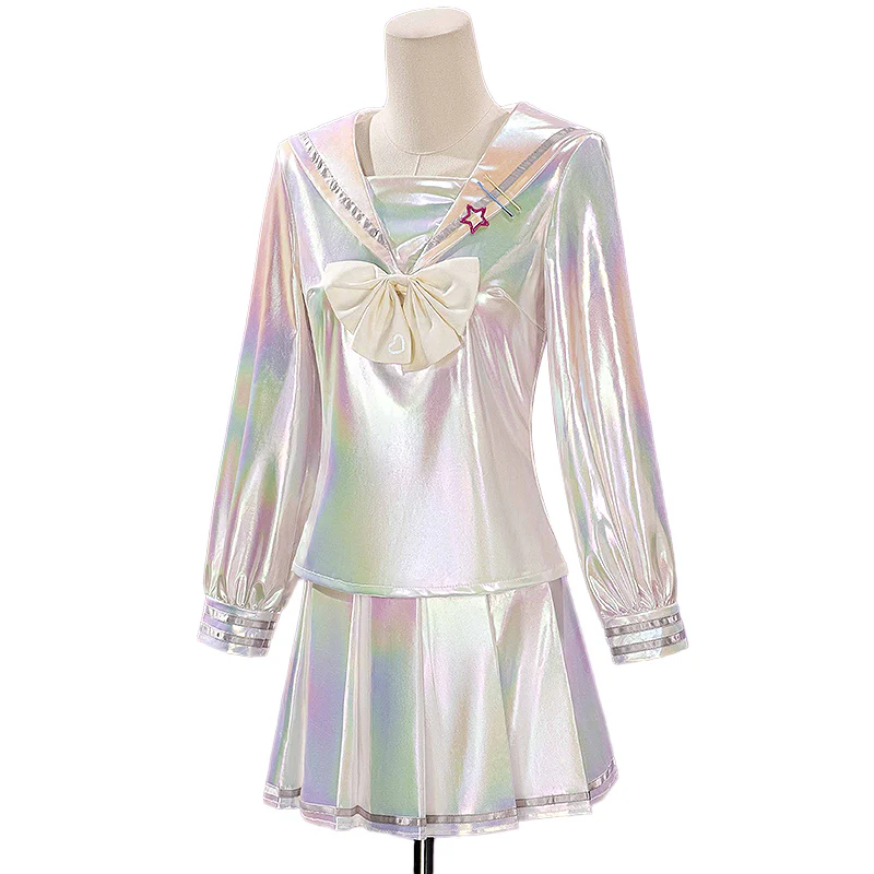 【Partially Ready For Ship】【Size XS-3XL】DokiDoki-N Game NEEDY GIRL OVERDOSE Cosplay KAngel Cospaly Costume Game JK Outfit - Image 4