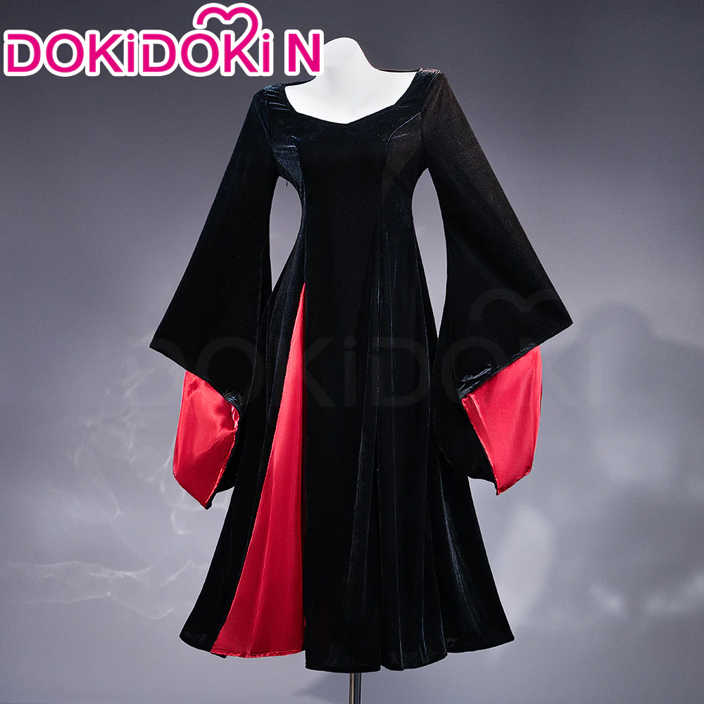 【In Stock】【Size XS-3XL】DokiDoki-N TV Cosplay Black Red Dress Costume Halloween Outfit - Image 2