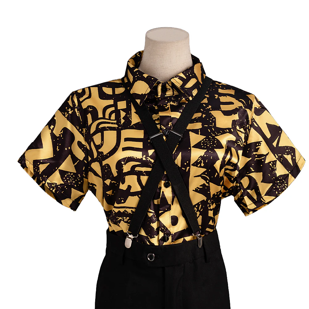 【In Stock】【Size XS-3XL】DokiDoki-N TV Cosplay Yellow Costume Shirt - Image 5
