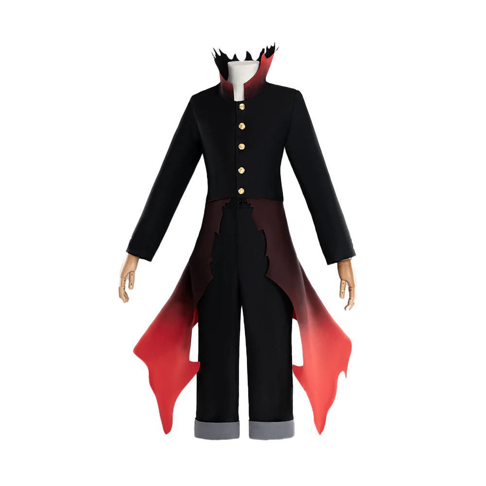 【Partially Ready For Ship】【Size XS-3XL】Dokidoki-R Anime DDD Cosplay Black Red Costume Male - Image 5