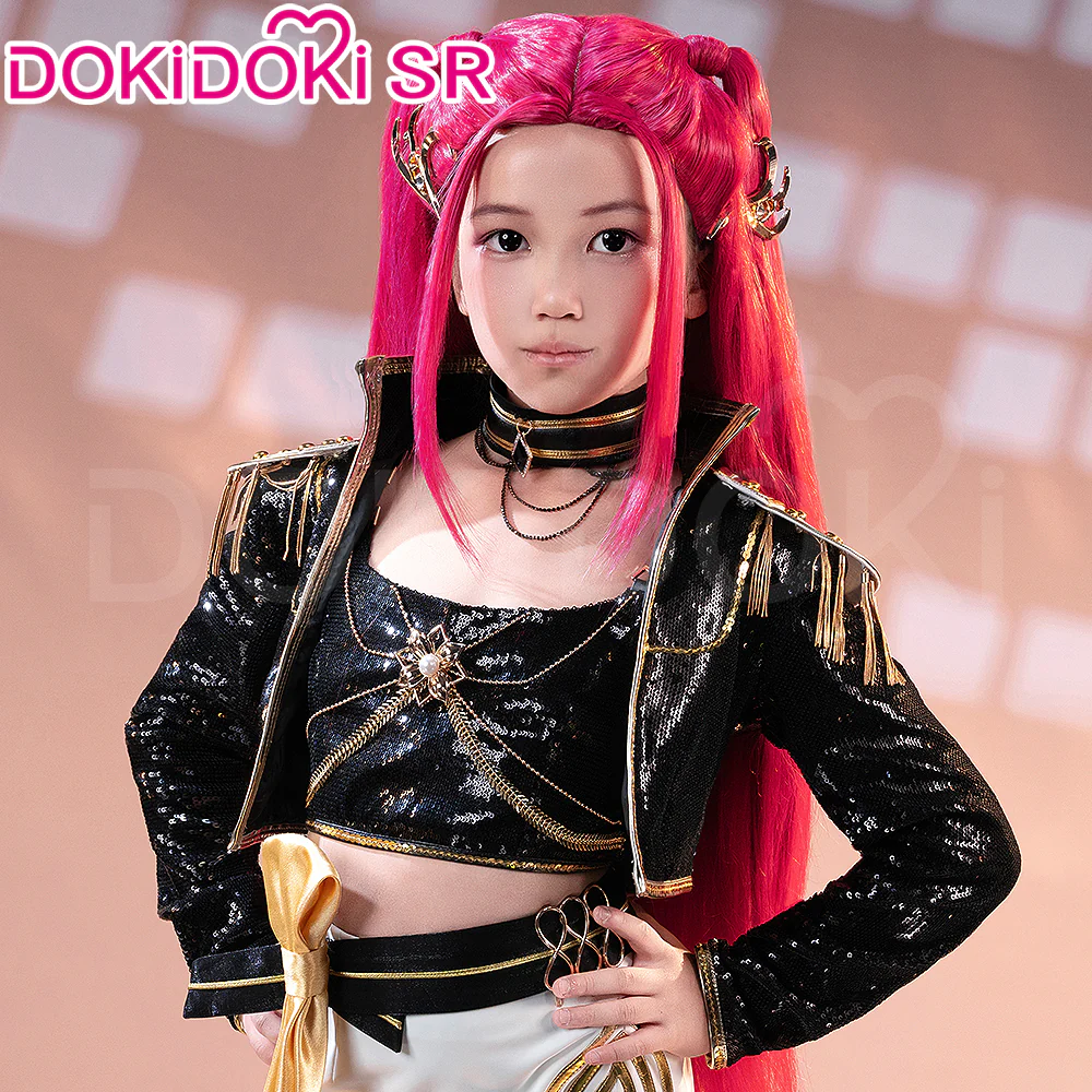 【Kids Version】【Height Fits 110-160cm】【Ready For Ship】【Last Batch】DokiDoki-SR Movie Anime KPOP KILLER Cosplay Costume GOLD SERIES  Children Version - Image 4