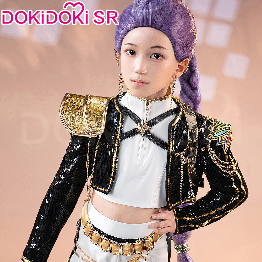【Kids Version】【Ready For Ship】【Height Fits 110-160cm】【Last Batch】DokiDoki-SR Movie Anime KPOP KILLER Cosplay Costume GOLD SERIES  Children Version - Image 3