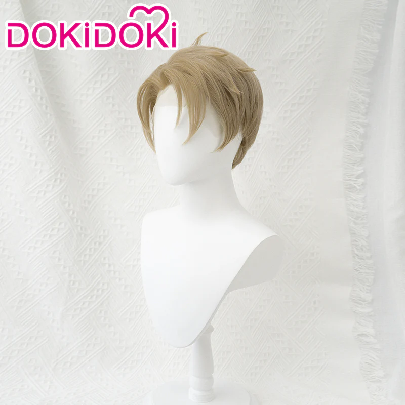 【Ready For Ship】【Last Batch】【 Front Lace 】DokiDoki Manga Cosplay  Wig Short Light Flax - Image 8