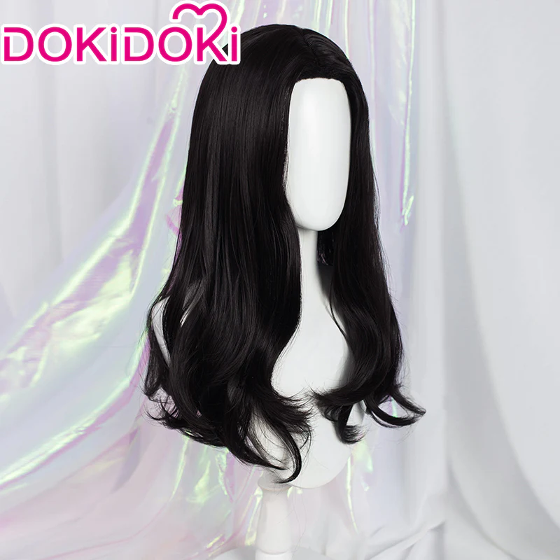 【Ready For Ship】DokiDoki Anime Cosplay Wig Black Long Curly Hair