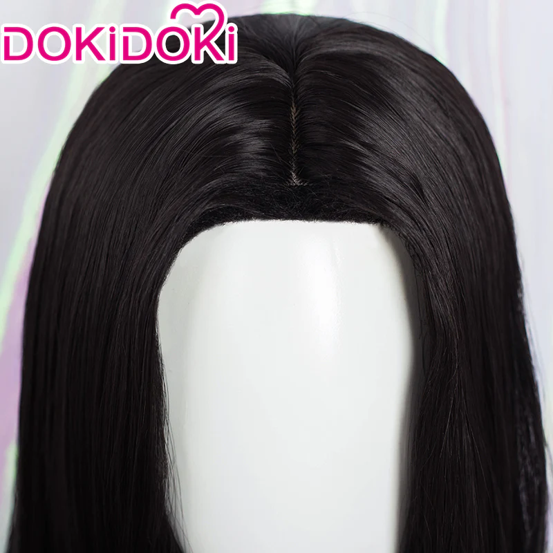 【Ready For Ship】DokiDoki Anime Cosplay Wig Black Long Curly Hair - Image 3