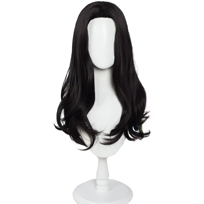【Ready For Ship】DokiDoki Anime Cosplay Wig Black Long Curly Hair - Image 4