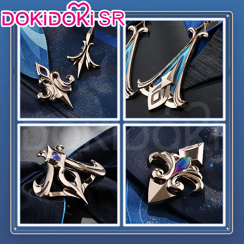 【Ready For Ship】【Size S-2XL】DokiDoki-SR Game Genshin Impact Cosplay Neuvillette Costume / Shoes Fontaine - Image 10