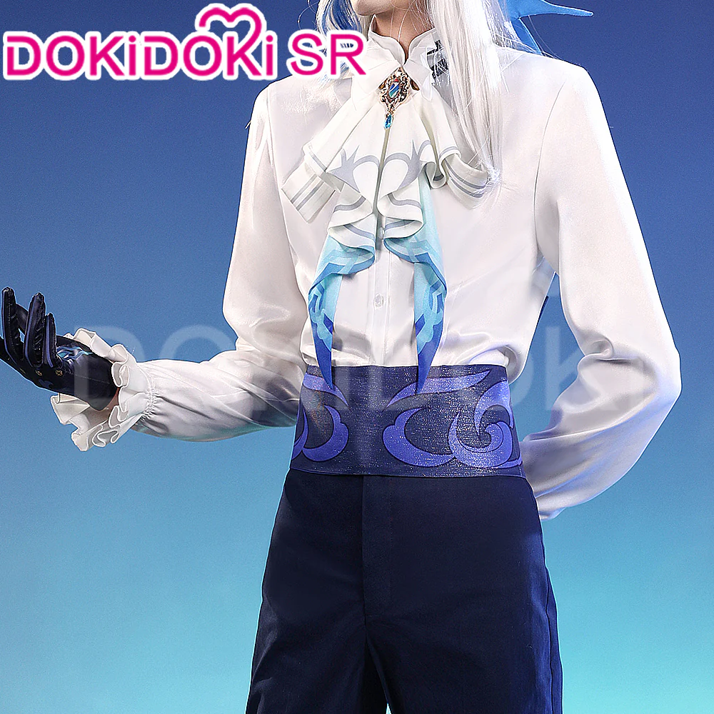 【Ready For Ship】【Size S-2XL】DokiDoki-SR Game Genshin Impact Cosplay Neuvillette Costume / Shoes Fontaine - Image 3