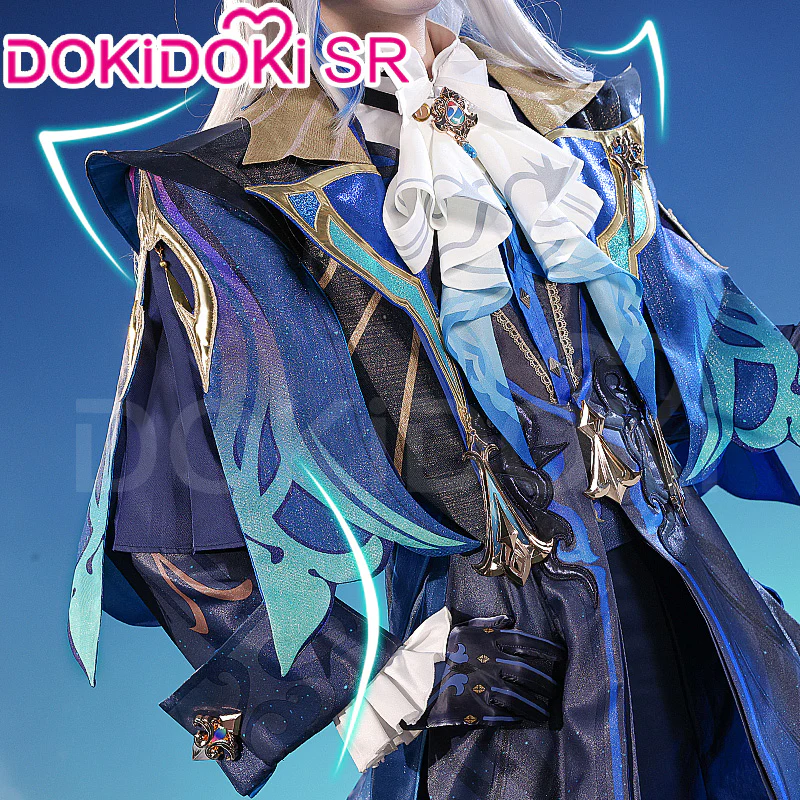 【Ready For Ship】【Size S-2XL】DokiDoki-SR Game Genshin Impact Cosplay Neuvillette Costume / Shoes Fontaine - Image 5