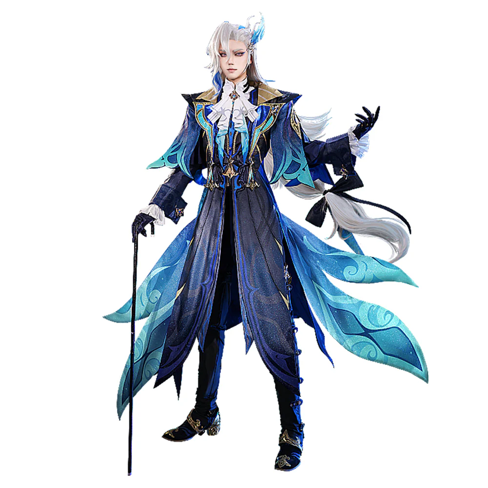 【Ready For Ship】【Size S-2XL】DokiDoki-SR Game Genshin Impact Cosplay Neuvillette Costume / Shoes Fontaine - Image 8