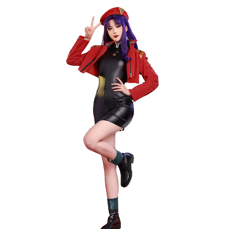 【 Partial Ready For Ship】【Size S-4XL】DokiDoki-R Anime Cosplay Costume Red Black Suit - Image 5