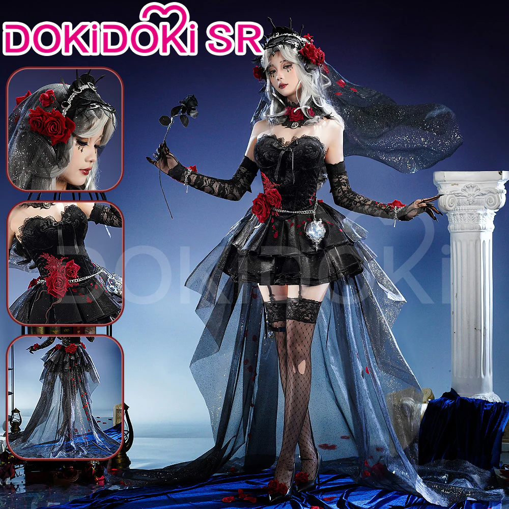 【EU LOCAL SHIPPING】 DokiDoki-SR Game Identity Ⅴ Cosplay Everlasting Night Ada Mesmer Costume / Wig  Psychologist idv 2.0 ver.