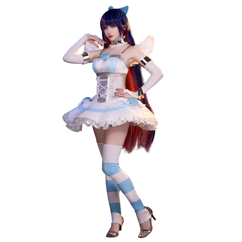 【US/EU LOCAL SHIPPING 】DokiDoki-SR Anime Cosplay Pink / Blue Costume - Image 6