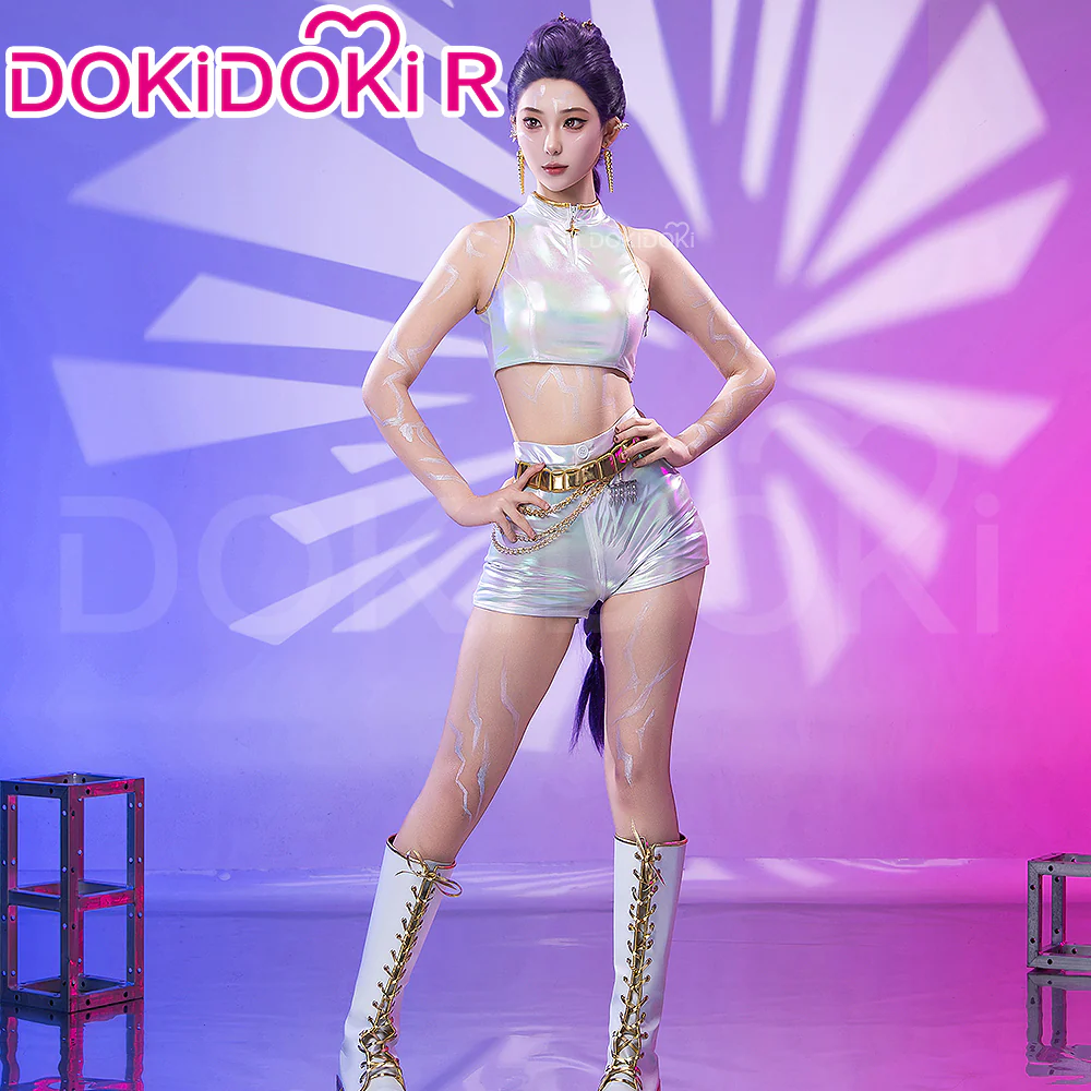 【Partially Ready For Ship】【Size XS-3XL】【Last Batch】DokiDoki-R Movie Anime KPOP KILLER Costume WHITE SERIES - Image 3