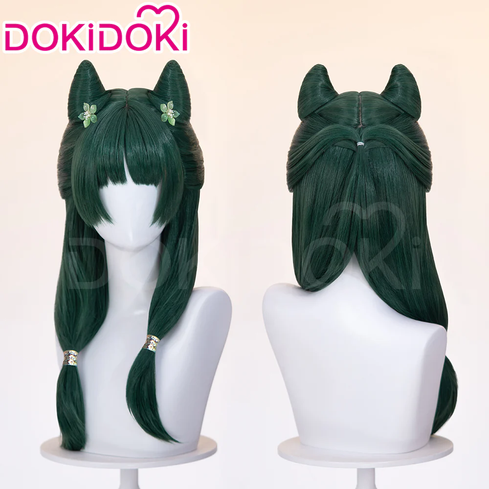 【EU/US LOCAL SHIPPING 】【Size XS-4XL】DokiDoki-SR Anime The Apothecary Diaries Cosplay Maomao Frog Green Dress Costume / Wig Mao Mao - Image 6