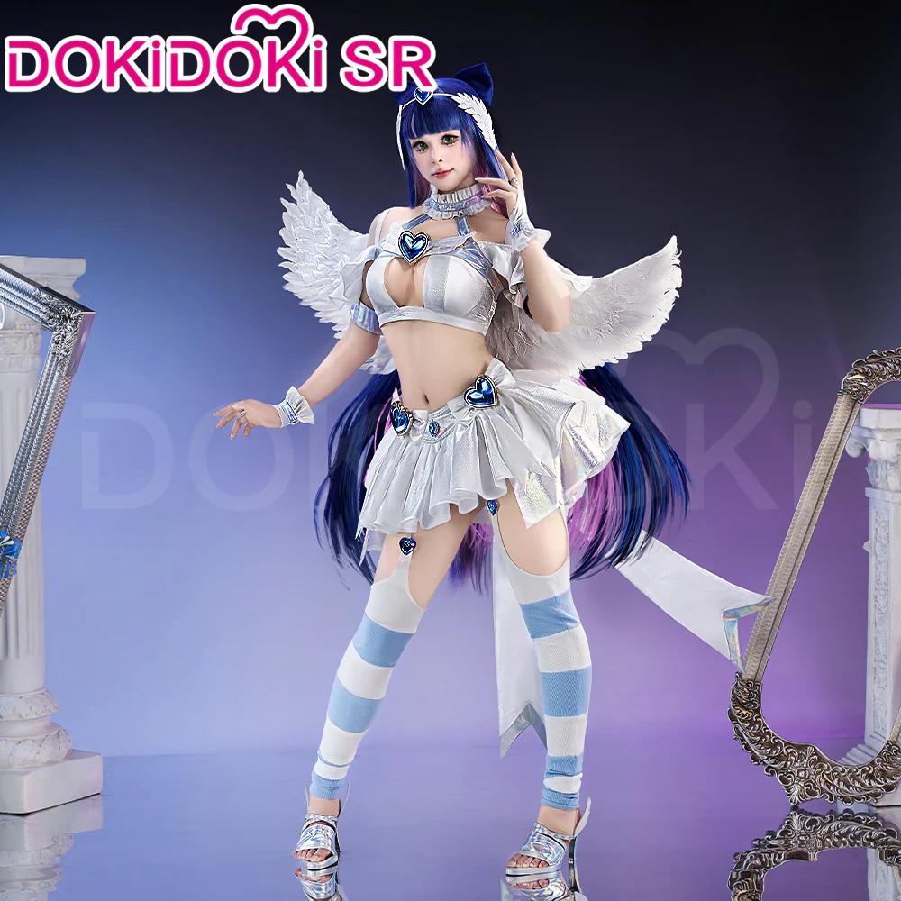 【Size S-3XL】DokiDoki-SR Anime Cosplay Angel Battle Costume Season 2 - Image 10