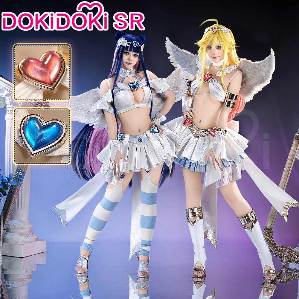 【Size S-3XL】DokiDoki-SR Anime Cosplay Angel Battle Costume Season 2 - Image 7
