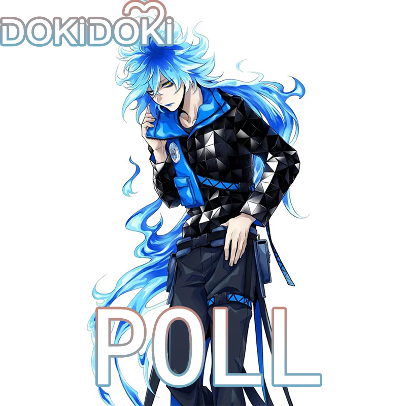 【Poll】$5 Deposit = 10% off Coupon DokiDoki Game Cosplay Costume Black Blue Jacket