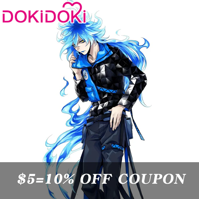 【Poll】$5 Deposit = 10% off Coupon DokiDoki Game Cosplay Costume Black Blue Jacket - Image 2