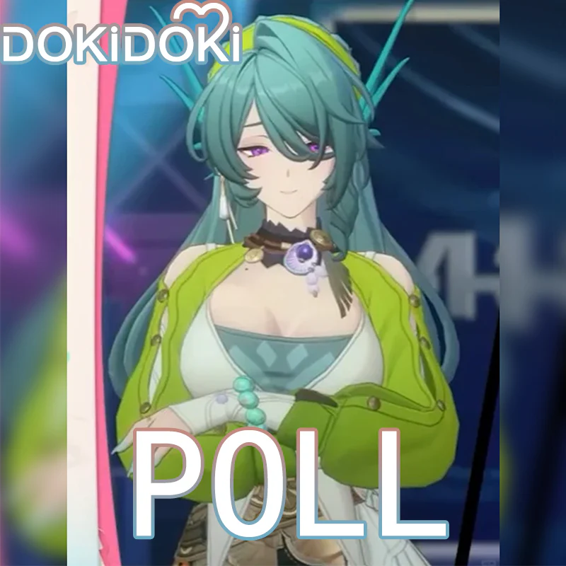 【POLL】$5 Deposit =10% OFF Coupon DokiDoki Game Zenless Zone Zero Cosplay Cecilia Costume Virtual Idol ZZZ