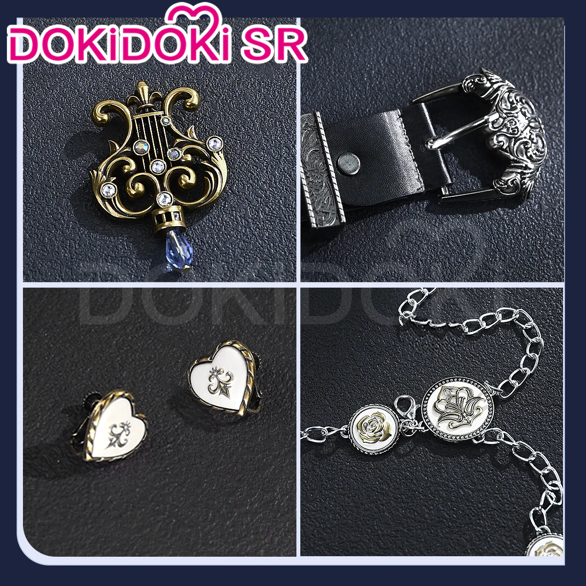 DokiDoki-SR Game Love and Deepspace Cosplay Protagonist MC Uniform Costume Heart Journey Casual Wear - Image 3