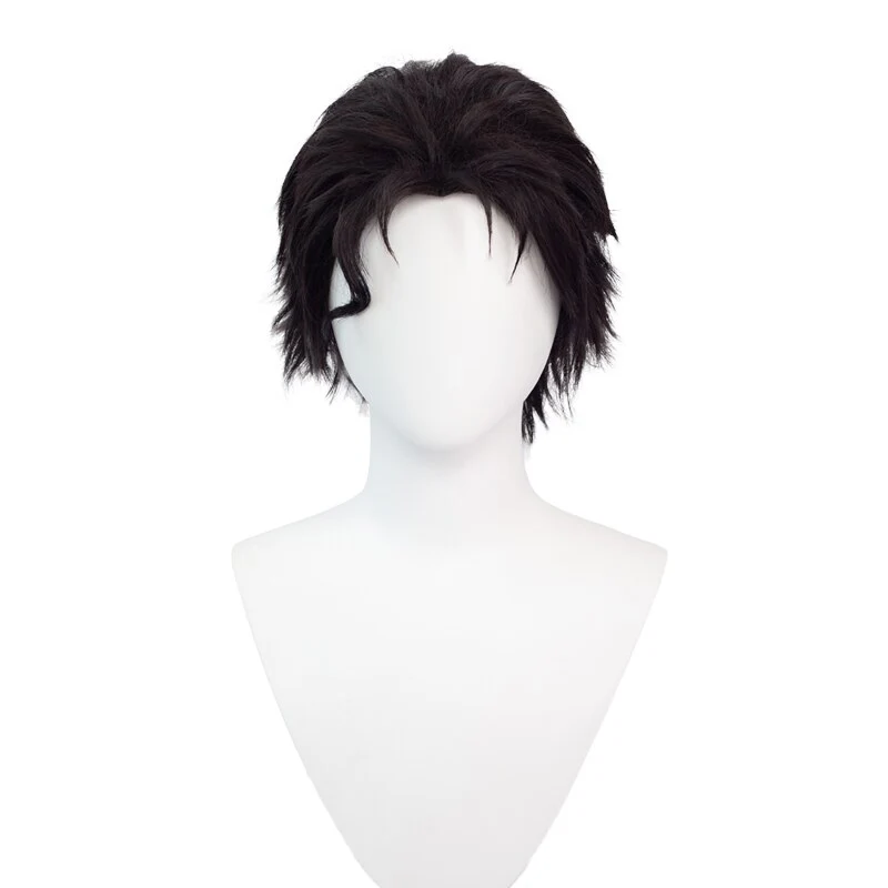 【Ready For Ship】DokiDoki Anime Cosplay Men Wig Short Curly Black - Image 5