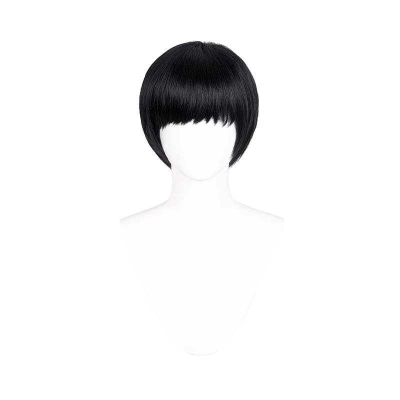 【Ready For Ship】DokiDoki Anime Cosplay Wig Black Short Hair - Image 4
