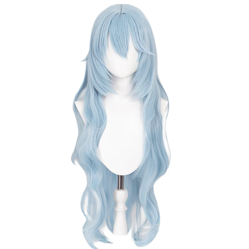 【Ready For Ship】DokiDoki Anime Cosplay Wig Long Blue wig - Image 5