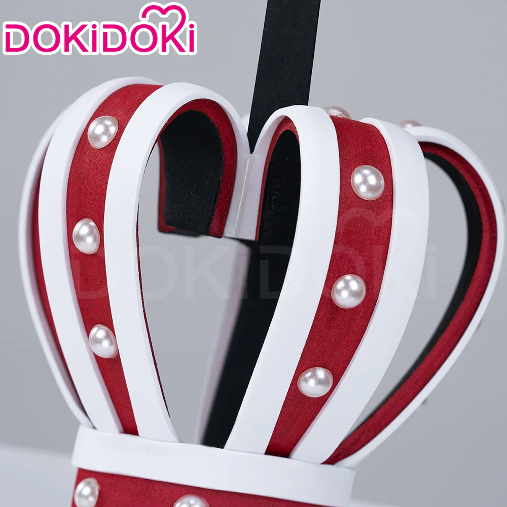 【Ready For Ship】DokiDoki Anime Cosplay Wig Long Curly Pink Hair / Crown - Image 7