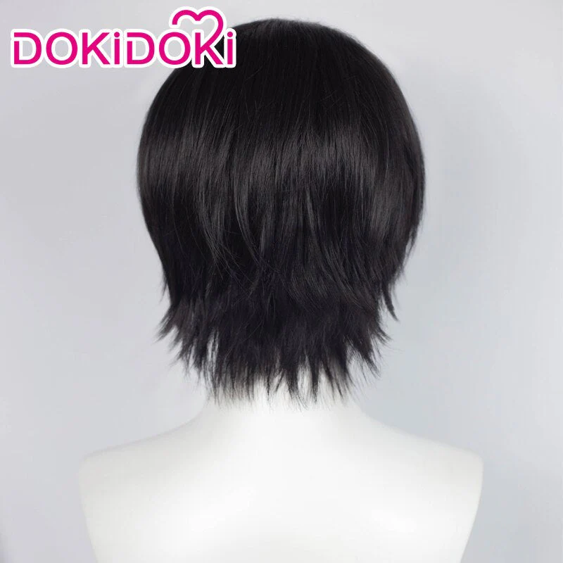 【Ready For Ship】Dokidoki Anime Cosplay Wig Short Black Halloween - Image 3